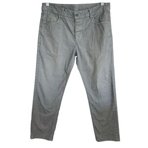 James Perse 5 Pocket Design Button Fly Pants Mens 32X26 Minimalist Grunge Travel